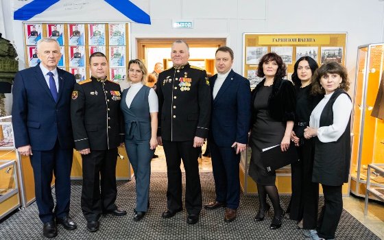 Открытие новой экспозиции Зала героев-североморцев