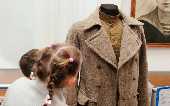 Презентация нового экспоната − шинели Витязева В.В.