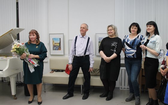 Открытие выставки «Акварельный мир пейзажа»